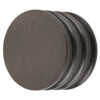 Frelan Hoxton Sturt Round Cabinet Knob - 30mm Diameter - Dark Bronze