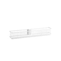elfa Top Track System - Shallow Wire Basket for Door & Wall Racks - 435 x 80 x 70mm - White