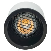 Forum Inlight Anti-Glare 4.8W GU10 LED Dimmable Spotlight Lamp - 4000K Cool White - Black