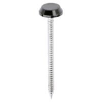 TIMCO Polymer Headed Nails - 50mm Length - Black - Pack of 100