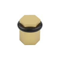 Burlington by Frelan Hexagonal Floor Door Stop - 40 x 38mm - Satin Brass