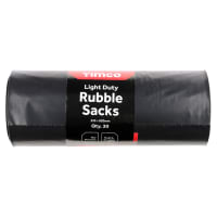 TIMCO Light Duty Rubble Sack Roll - 50L - Pack of 30