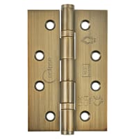 Eclipse Ball Bearing Grade 7 Butt Fire Door Hinge - 102 x 67 x 2mm - Matt Antique Brass - Pair