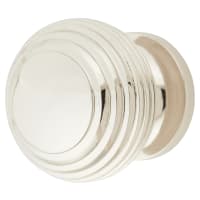 From The Anvil Beehive Round Cabinet Knob - 30mm Diameter - Polished Nickel