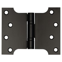 Jedo Parliament Hinge - 102 x 127 x 3mm - Matt Black - Pair