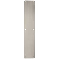 Hampstead Stainless Steel Plain Finger Plate - 400 x 75 x 1.5mm - Satin