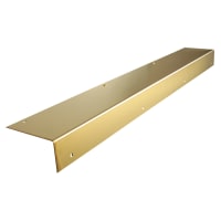Hampstead Solid Brass Angle Door Step - 750 x 100mm - Polished
