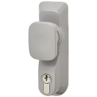 Briton 1413.KE.SE Outside Access Device - Rectangular Knob - Silver