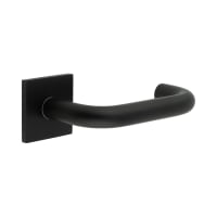 CRES by Frelan Black Sprung 19mm Fire Rated Return to Door Handles on Square Rose - CR-106 Range
