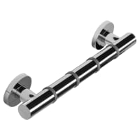 Croydex 32mm Grab 'n' Grip Non Slip Grab Rail - 380mm Length - Polished Chrome