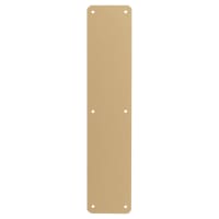 Hampstead Solid Brass Plain Finger Plate - 350 x 75 x 1.2mm - Satin