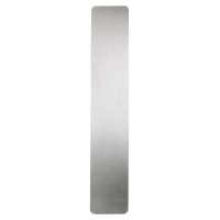Altro Stainless Steel Self Adhesive Plain Finger Plate - 450 x 75 x 1.5mm - Satin