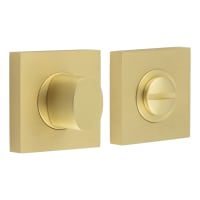 Burlington by Frelan Inner 3 Turn & Release with Square Plain Rose - 52 x 52mm - Satin Brass