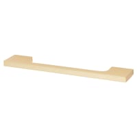 Altro Bibury 8mm Slim D-Bar Cabinet Pull Handle - 160mm Centres - Satin Brass