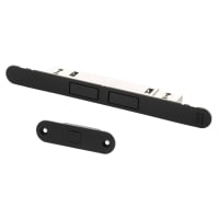 Atlantic AGB Adjustable Magnetic Touch Latch - 26mm Case - Matt Black