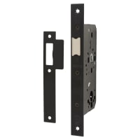 Arrone AR911 DIN Latch - 88mm Case - 60mm Backset - Square - Matt Black