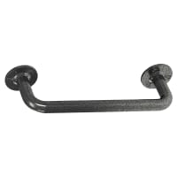 Rothley 25mm Steel Grab Rail - 305mm Length - Pewter