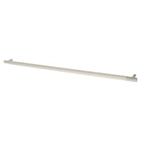 Alexander & Wilks Brunel 13mm Knurled T-Bar Cabinet Pull Handle - 448mm Centres - Satin Nickel