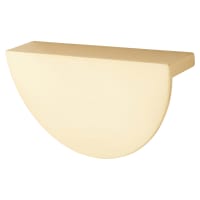 Altro Otley Cabinet Finger Pull Handle - 96mm Centres - Satin Brass