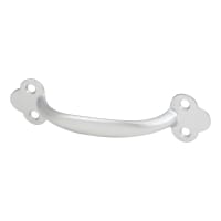 Touchpoint Shaker 31mm D-Bar Cabinet Pull Handle - 95mm Centres - Matt Chrome