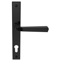 Mila Matt Black uPVC Multipoint Door Handles - 92mm c/c - Heritage Range