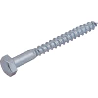 Coach Screw - M12 x 100mm - Zinc Plated - Pack of 4