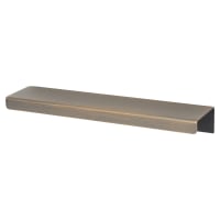 Alexander & Wilks Tilly Finger Pull Cabinet Handle - 110mm Centres - Antique Brass