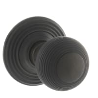 Atlantic Old English Ripon Reeded Beehive Mortice Door Knob - 70mm Rose Diameter - Urban Dark Bronze