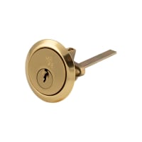 Eurospec 1 Star 6 Pin Replacement Rim Cylinder - Satin Brass - Keyed to Differ