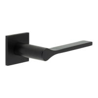 CRES by Frelan Black Fixed Dead Door Handles on Square rose - CR-105 Range