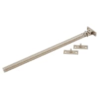 Hampstead Iris Reeded Casement Window Stay - 10 Inch/250mm Length - Satin Nickel