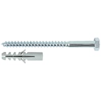 TIMCO Coach Screws & Plugs - 8 x 100mm - Pack of 12