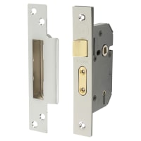 Yale M550 Bolt Through 5 Lever Sashlock - 64mm Case - 44mm Backset - Polished Chrome
