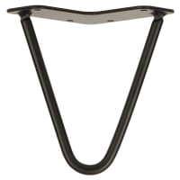 Altro Hairpin Leg - 2 Pin - 150mm Height - Black - Pair