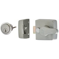 Arrone AR845 Deadlocking Nightlatch - 40mm Backset - Satin Chrome Case/Cylinder