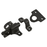 Traditional Fanlight Catch - Matt Black