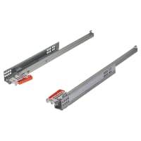 Blum TANDEM Soft Close Drawer Runners - Single Extension - 500mm Length - 17-19mm Panels - 30kg