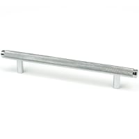 From The Anvil Brompton 14mm Knurled T-Bar Cabinet Pull Handle - 160mm Centres - Polished Chrome