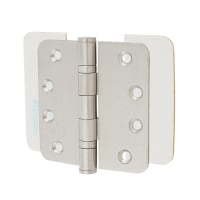 Vanquish Interdens Intumescent Hinge Pads For FD30 & FD60 - Radius - 100 x 42 x 1mm - Pack of 6