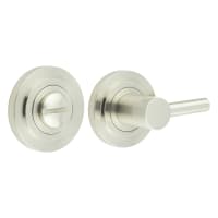 Burlington by Frelan Easy Turn & Release with Stepped Rose - 50mm Diameter - Satin Nickel