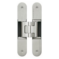 Simonswerk Tectus TE340 3D Concealed Door Hinge - 160 x 28mm - Satin Nickel