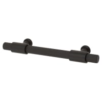 Hampstead Falmouth 12mm Knurled T-Bar Cabinet Pull Handle - 96mm Centres - Matt Black