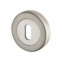 M Marcus Sorrento Escutcheon - 53mm Diameter - Keyhole - Satin Chrome