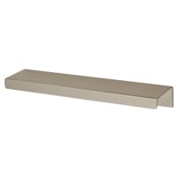 Alexander & Wilks Tilly Finger Pull Cabinet Handle - 110mm Centres - Satin Nickel