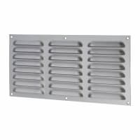 Altro Hooded Louvre Vent - 305 x 152mm - 9975mm² Free Air Flow - Satin Chrome
