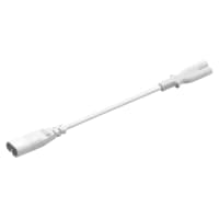 Integral LED Twin Power Cord for Linking 2 LED Under Cabinet Strip Lights - 100mm