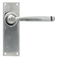 From The Anvil Polished Stainless Steel Latch Door Handles - Avon Range - 152 x 48mm