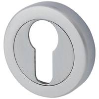 Hampstead Escutcheon - 48mm Diameter - Euro - Satin Chrome