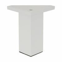 Square Cabinet Furniture Leg - 40 x 80mm - White