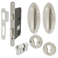 Eclipse Anti-Ligature Communal Door Lock Set - 54mm Thick Doors